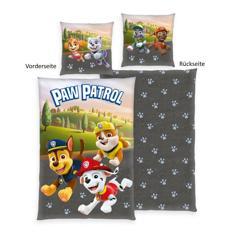 Paw Patrol bavlněné ložní povlečení Renforcé 135 × 200 cm + 80 × 80 cm