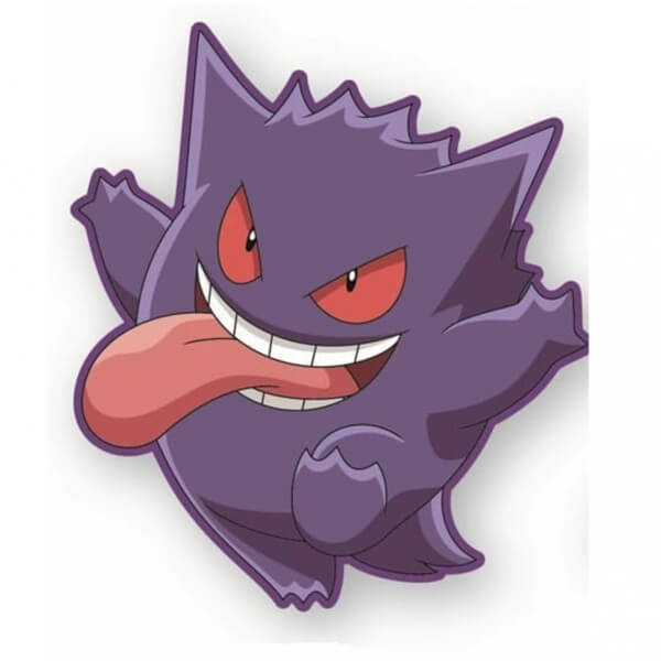 Herding Polštář Pokémon Gengar 30cm Vícebarevná