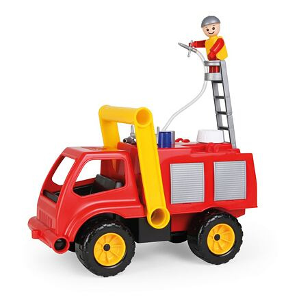 Stříkající hasičské auto s figurkou
