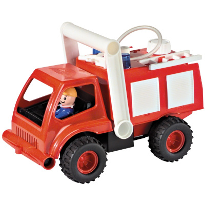 Stříkající hasičské auto s figurkou