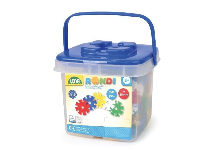 Lena 35820 Kostky Rondi 2,5cm 550 ks