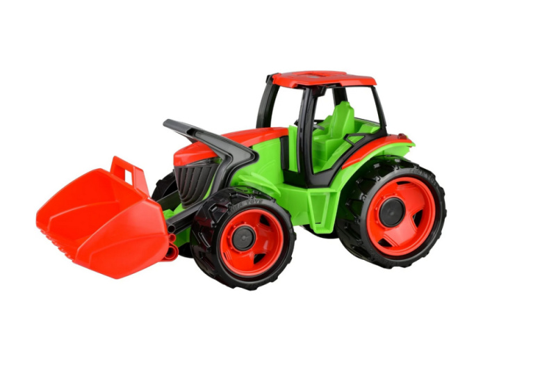 Lena Traktor se lžící plast modro-šedý 65 cm