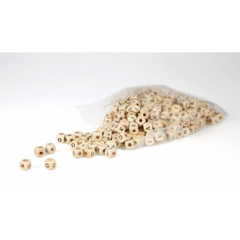 LENA 32005 Dřevěné písmenka abeceda 300 ks