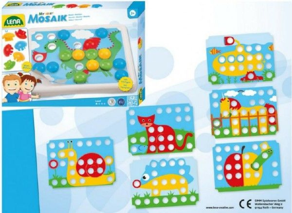 Kloboučková mozaika 36 ks