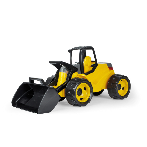 Velký žlutočerný nakladač Giga Trucks