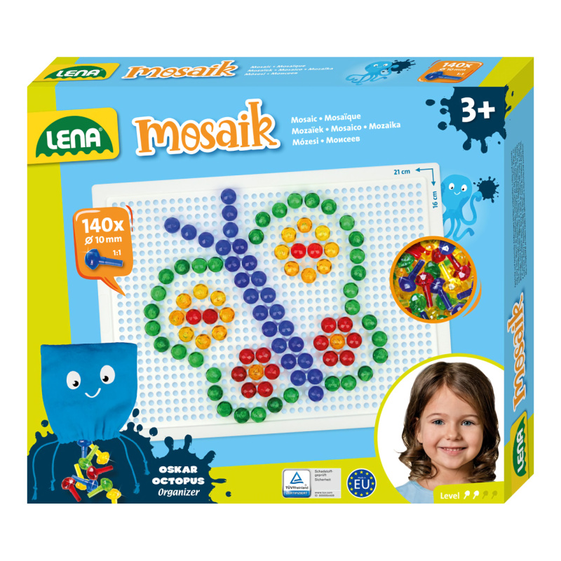 Lena Mozaika klobouček 1cm krystal 140ks