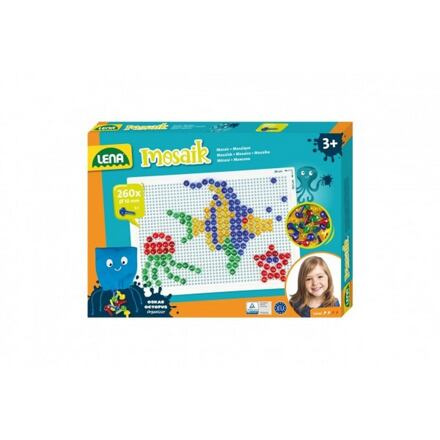 Lena Mozaika velká 260 ks klobouček 1 cm krystal