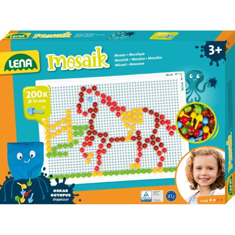 Lena Mozaika velká hladká 200 malých dílků