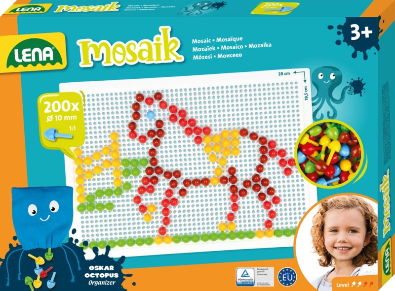 Lena Mozaika velká hladká 200 malých dílků