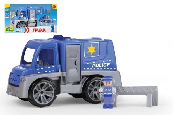 Policejní auto s figurkou