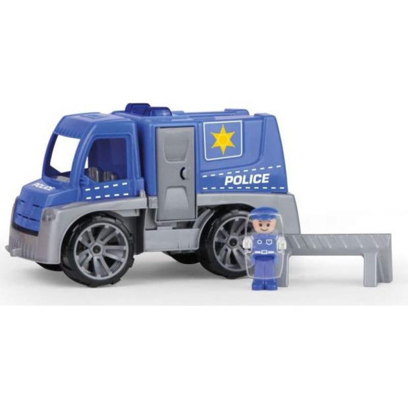 Policejní auto s figurkou