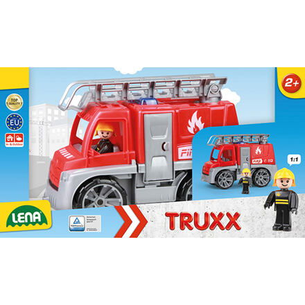 Lena Auto Hasiči Truxx s figurkou plast 29cm