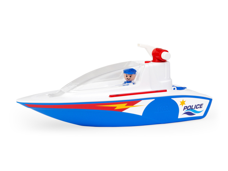 Lena Loď policie s pumpou