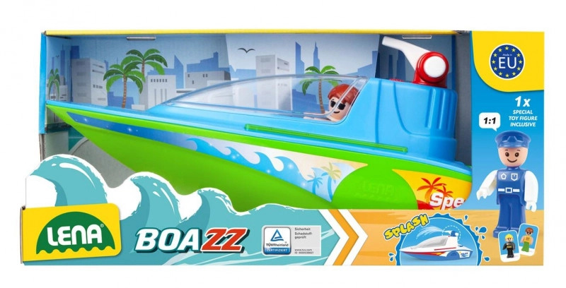 Sportovní člun Boazz s boxem na vodní dělo