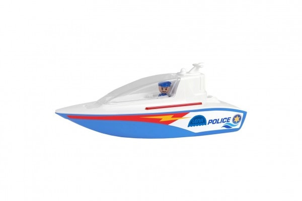 Lena Boazz loď/člun policie s figurkou plast 38cm