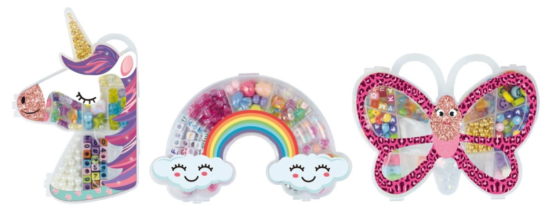 Lena Navlékací korálky plastové Jednorožec