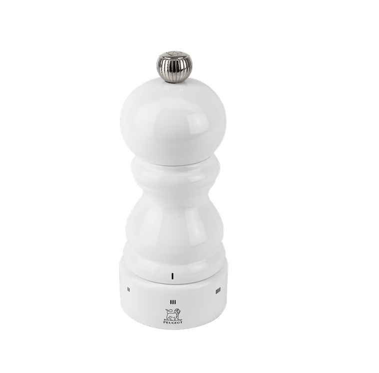 Peugeot PARIS U´SELECT mlýnek na sůl, dřevěný bílý, 12 cm 27797