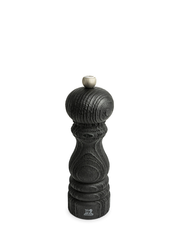 Peugeot Dřevěný mlýnek na sůl Paris Nature, 18 cm, černý 41410