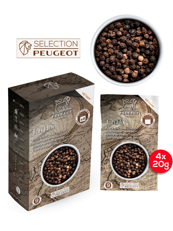 Peugeot Černý pepř Tan Hoi, 4 x 20 g 42417