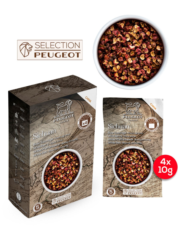 Peugeot Sečuánský pepř Sichuan, 4 x 10 g  42448
