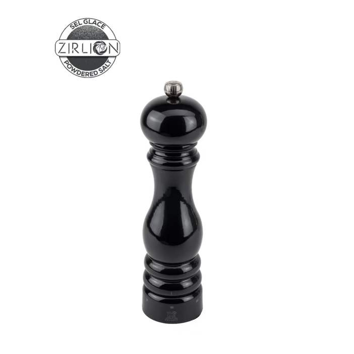 Peugeot Dřevěný mlýnek Paris na sůl u’Select Zirlion, 22 cm, černý lak 2373700
