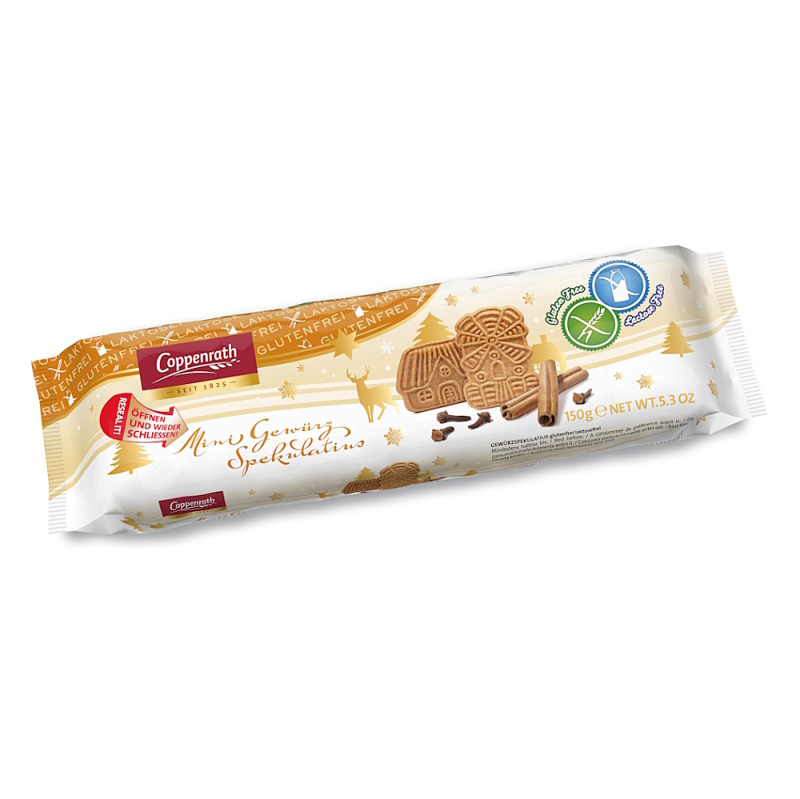 COPPENRATH Mini sušenky perníkové bez lepku 150 g