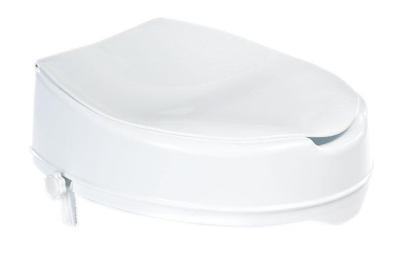 Zvýšené sedátko na WC pro seniory 10 cm, bílá A0071001