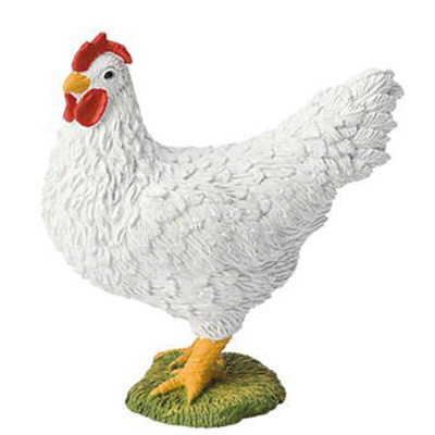 Bullyland Slepice bílá