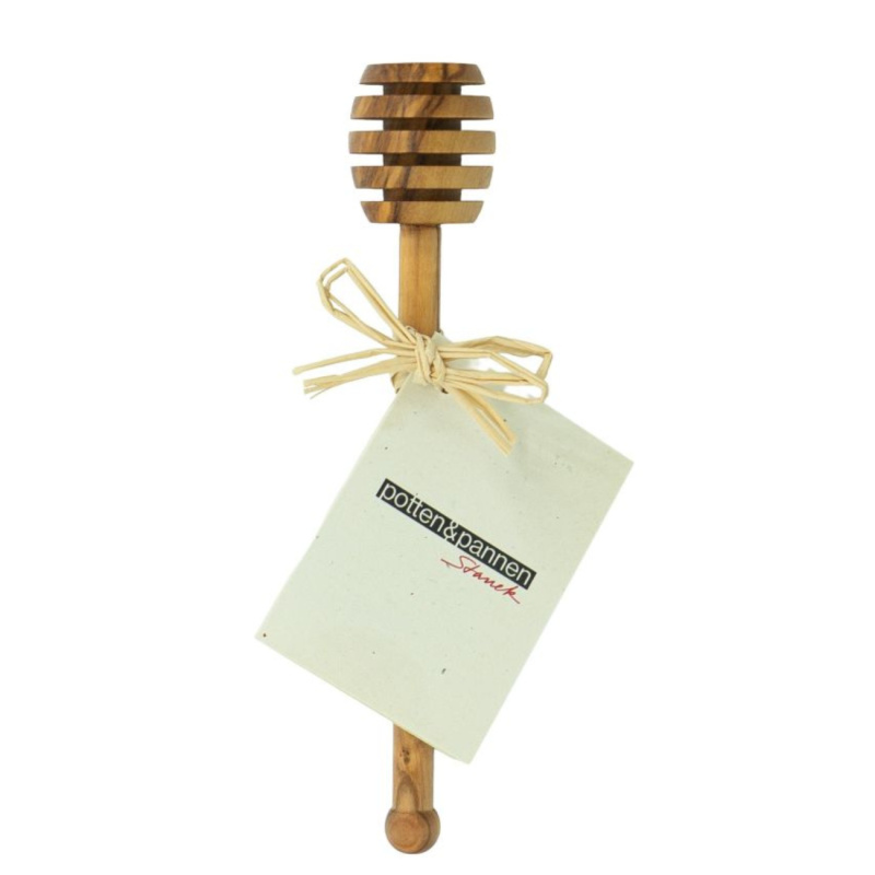 Potten & Pannen - Staněk Medová naběračka z olivového dřeva, 16 cm 6097520