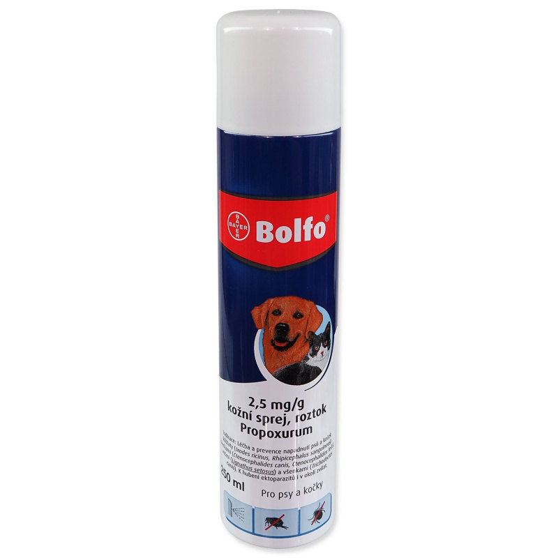 BOLFO kožní sprej roztok 2,5 mg/g 250 ml