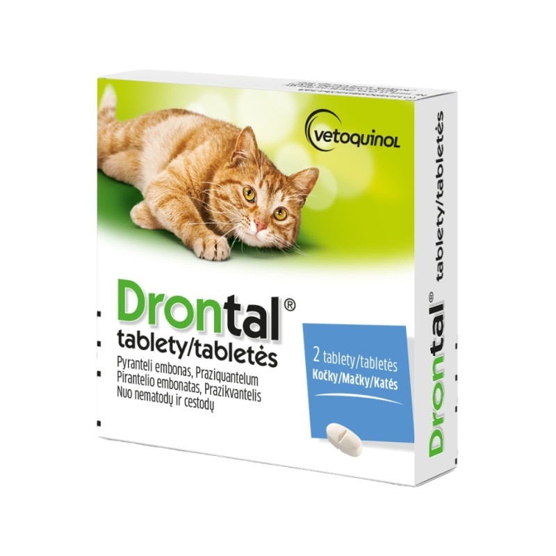 DRONTAL pro kočky 2 tablety