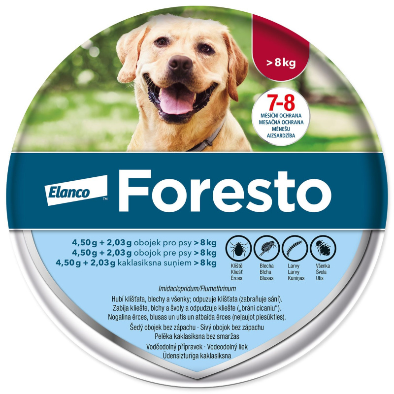 Obojek Foresto antiparazitní 70 cm (nad 8 kg)