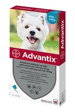 Advantix Spot On pro psy 4 - 10 kg