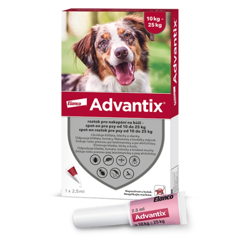 Advantix Spot-On Pro Psy - od 10kg do 25kg
