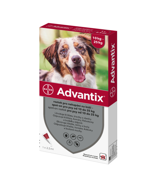 Advantix Spot-On Pro Psy - od 10kg do 25kg