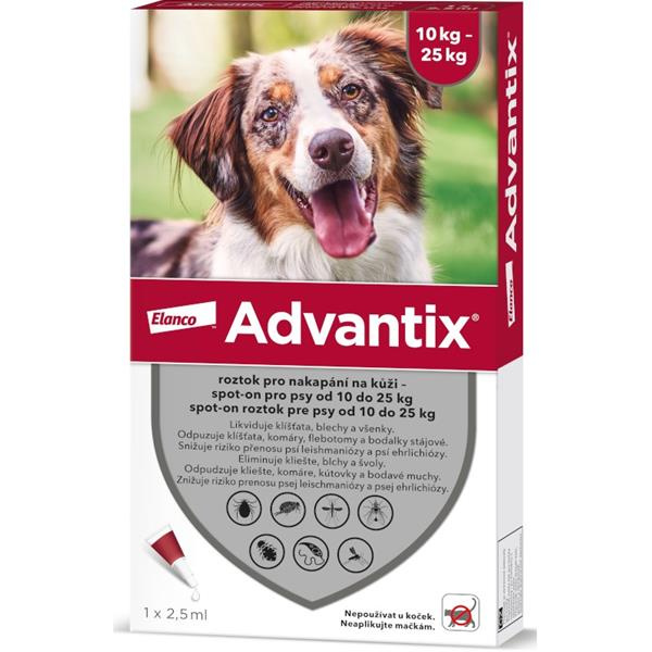 Advantix Spot-On Pro Psy - od 10kg do 25kg