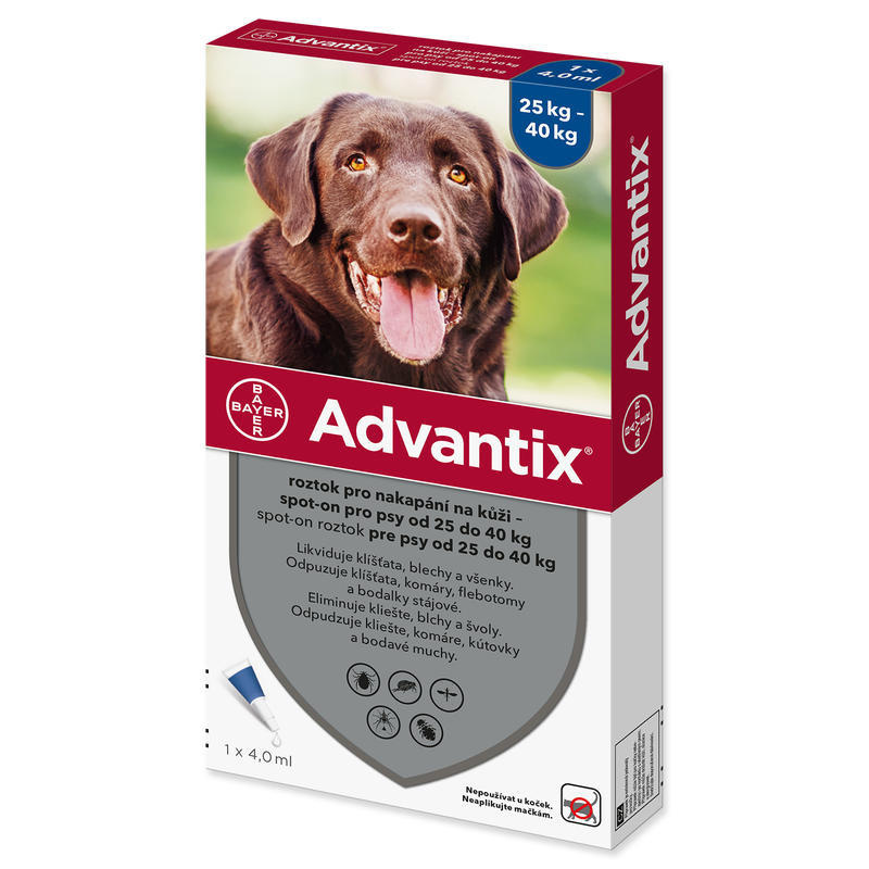 Advantix Spot On pro psy 25 - 40 kg