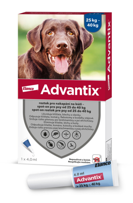 Advantix Spot On pro psy 25 - 40 kg