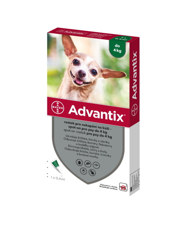 Advantix Spot On pro psy do 4 kg
