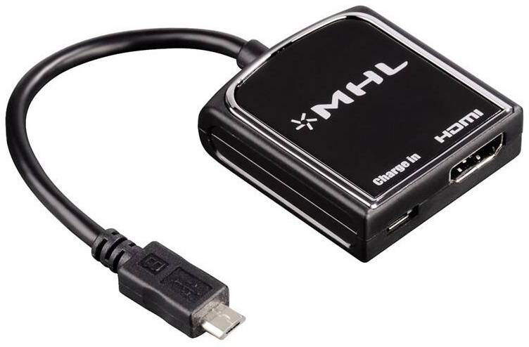 Redukce Hama Micro USB / HDMI / 20 cm / černá Varianta: ivi1