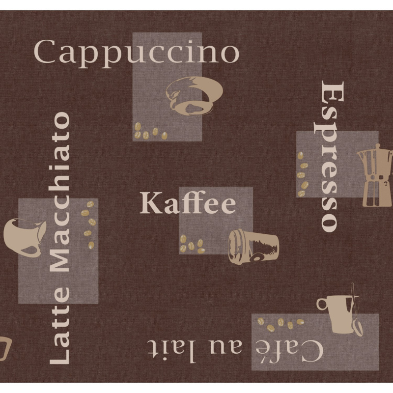 d-c-table Ubrus Manhattan Cappuccino Schoko 110 x 140 cm