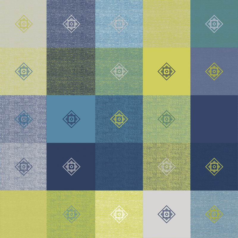 d-c-table Ubrus Manhattan Victor Blau 150 x 250 cm