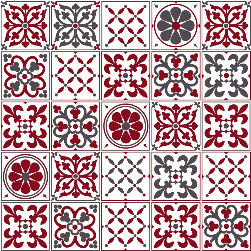 d-c-table Ubrus Noblessa Carreaux de Ciment, šířka 140 cm - metráž