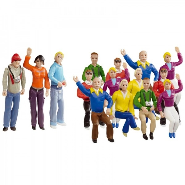 Figurky fanoušků pro modelové závody 1:32