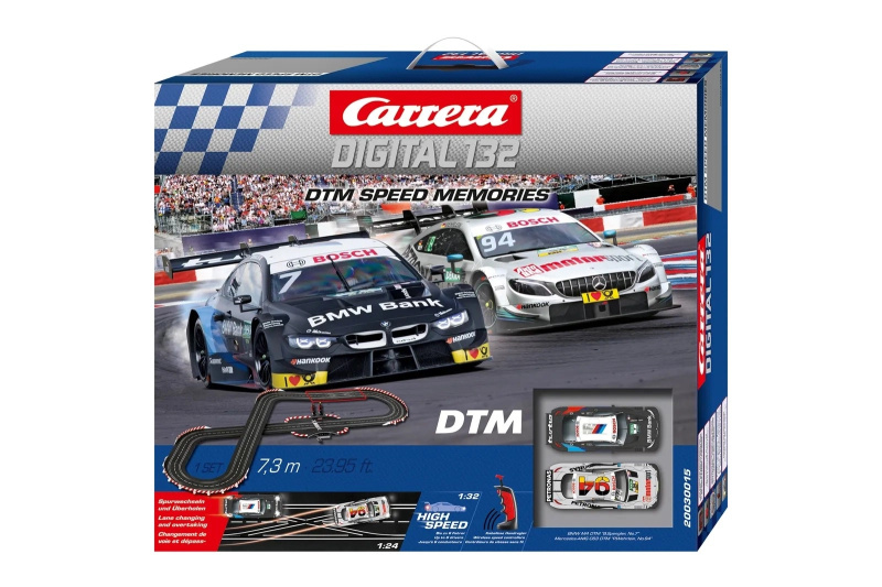 Autodráha carrera digital 132 dtm speed memories 7,3 m