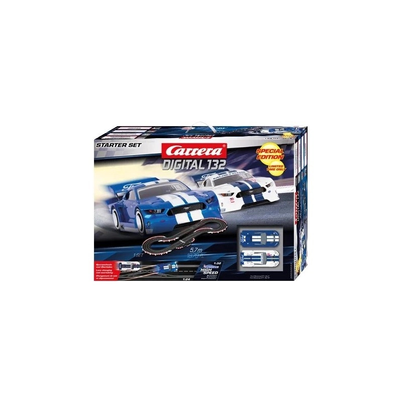Autodráha carrera digital 132 starter set s ford mustang gty, 5,7 m