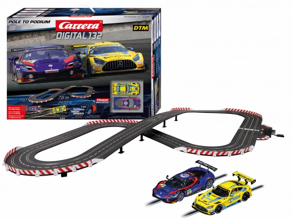 Autodráha Carrera Digital 132 Pole to Podium s Ferrari 296 GT3 a Mercedes-AMG GT3 Evo