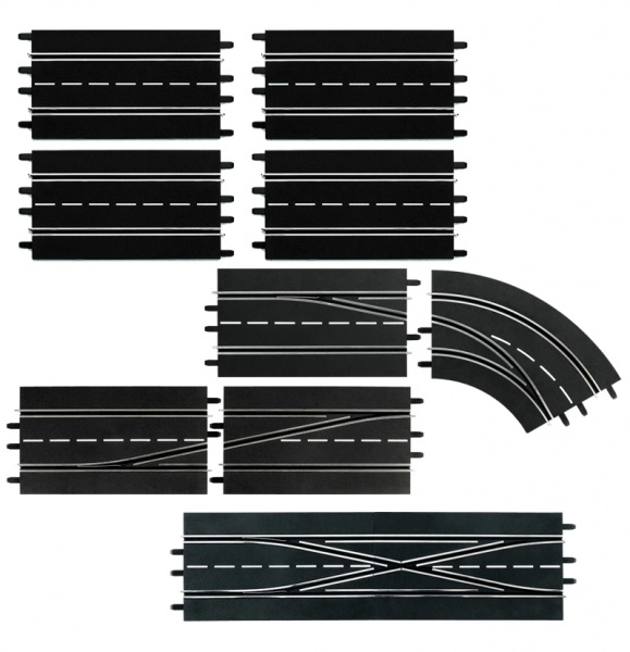 Rozšiřující set pro autodráhy CARRERA Digital 132/124 – 3,4 m