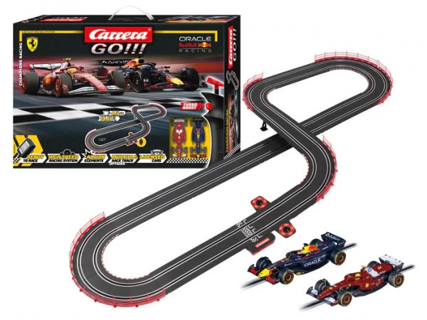 autodráha carrera go champion's racing 4,3 m s vozy f1 ferrari a red bull