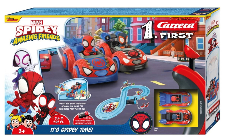Carrera First autodráha Spidey web spin 2,4 m